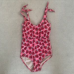 Kortni Jeans Raspberry Print One Piece Swimsuit
